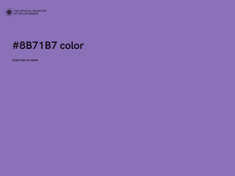 #8B71B7 color image