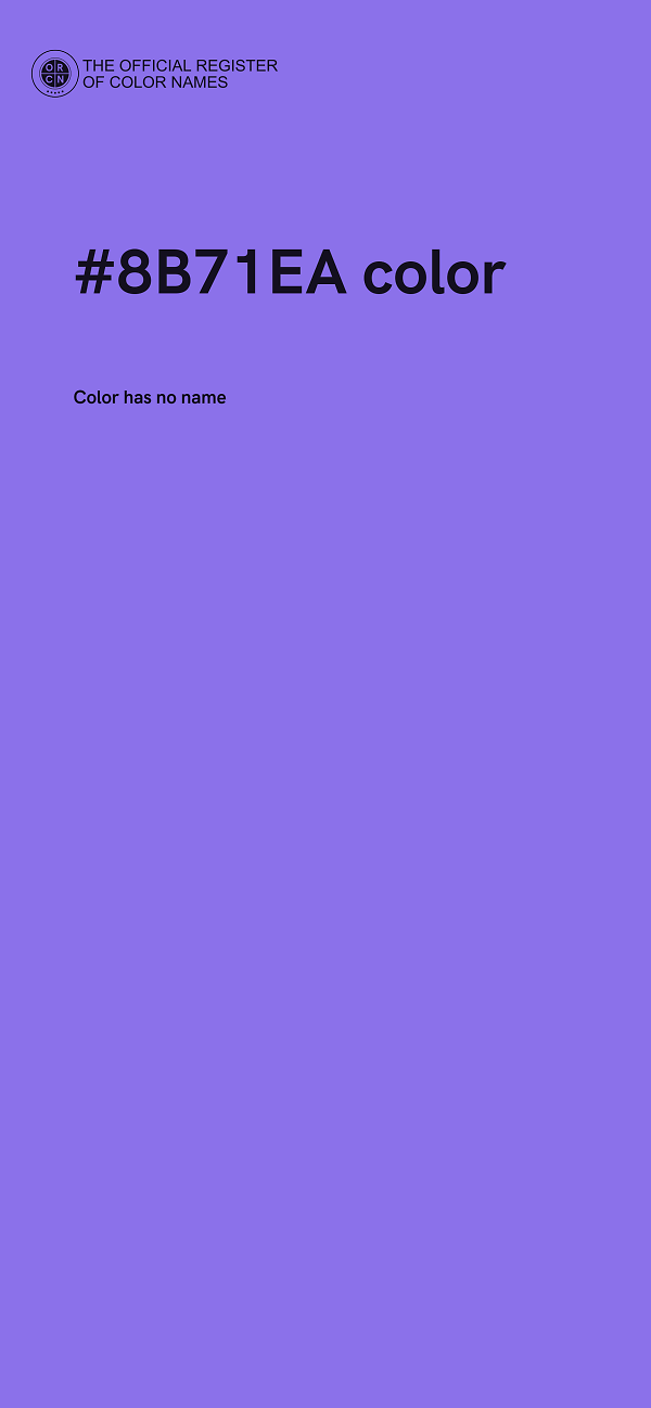 #8B71EA color image
