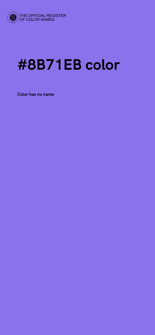 #8B71EB color image