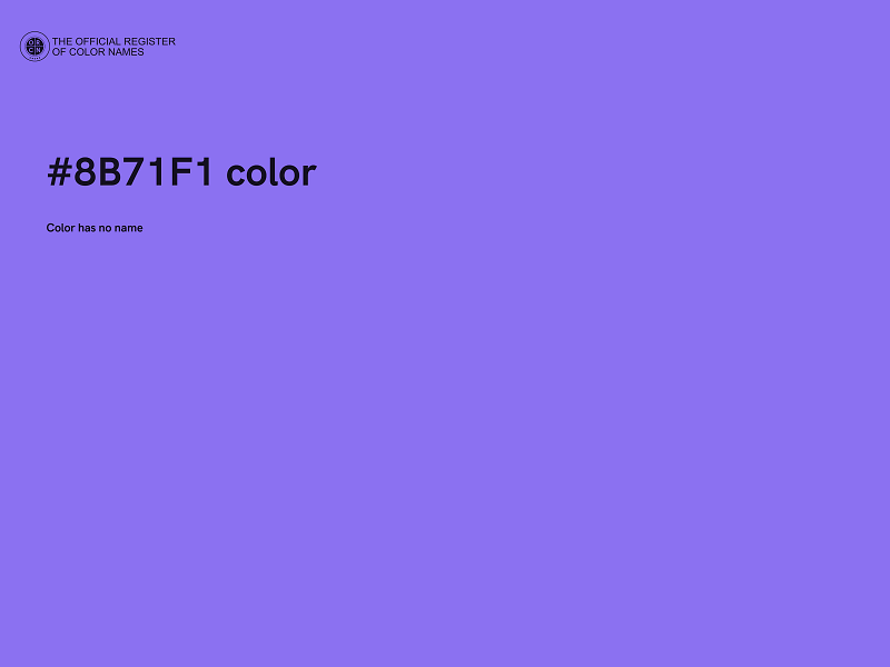 #8B71F1 color image