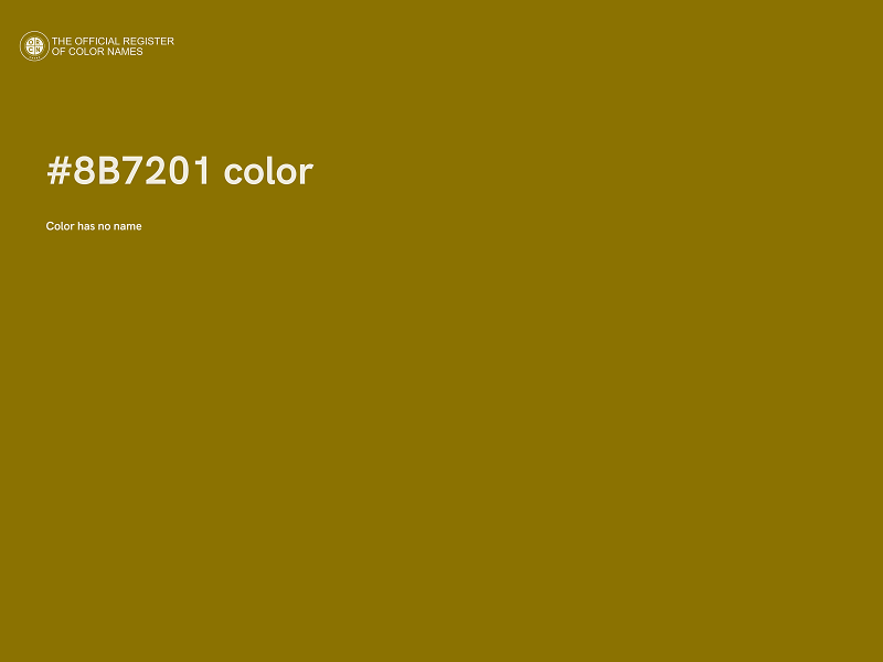 #8B7201 color image