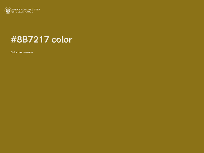 #8B7217 color image