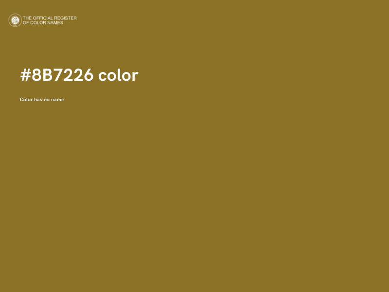 #8B7226 color image