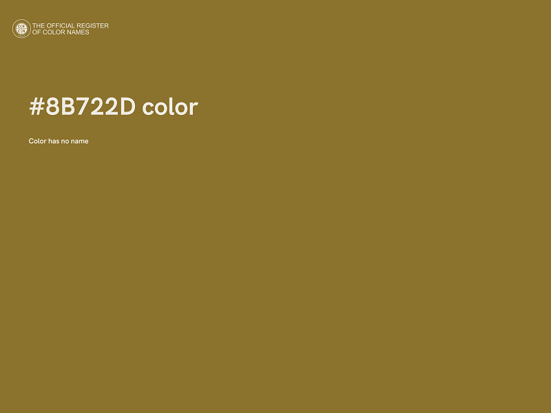 #8B722D color image