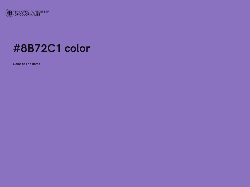 #8B72C1 color image