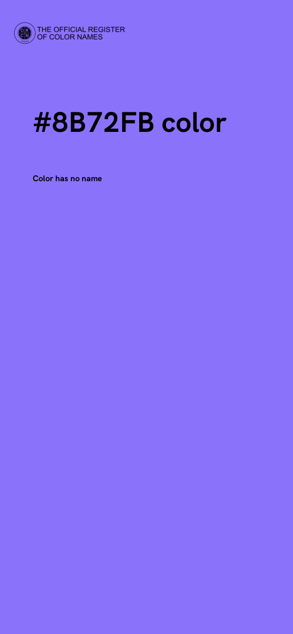 #8B72FB color image