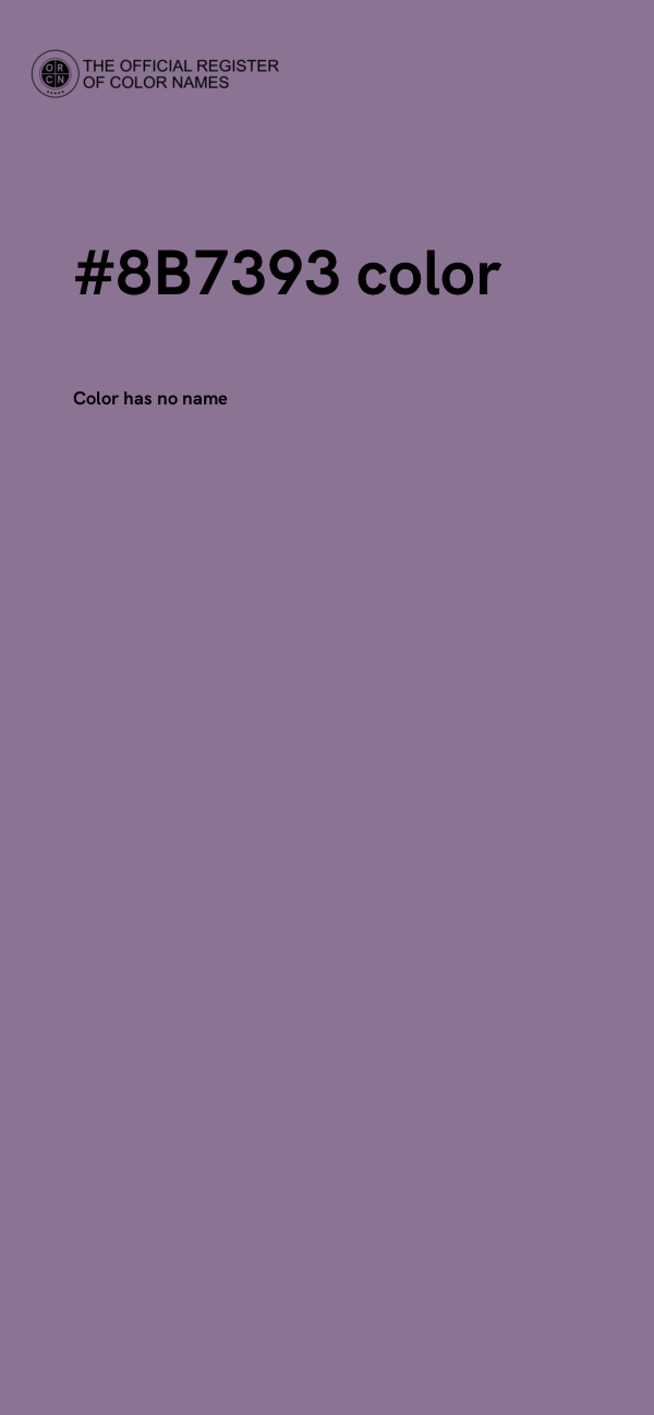 #8B7393 color image
