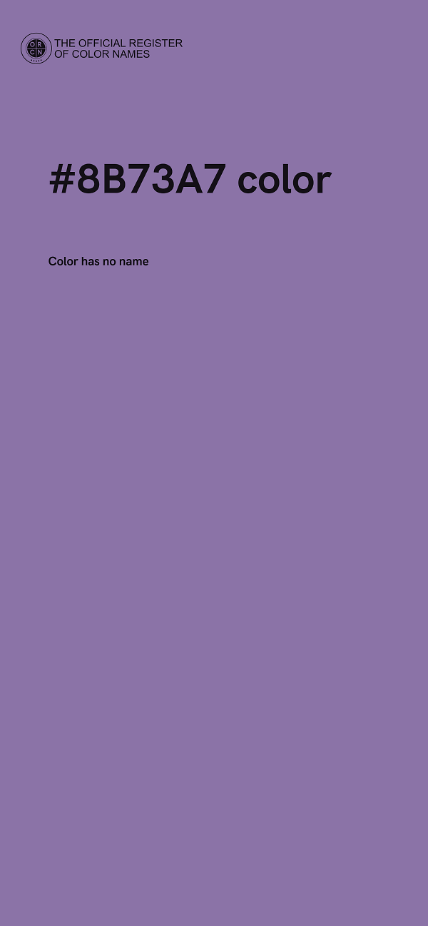 #8B73A7 color image