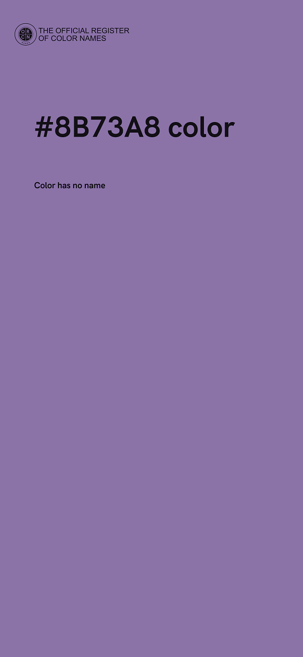 #8B73A8 color image