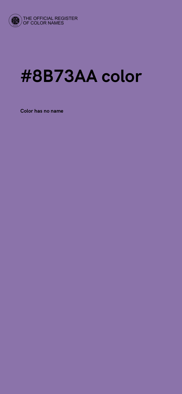 #8B73AA color image