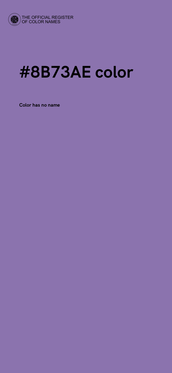#8B73AE color image