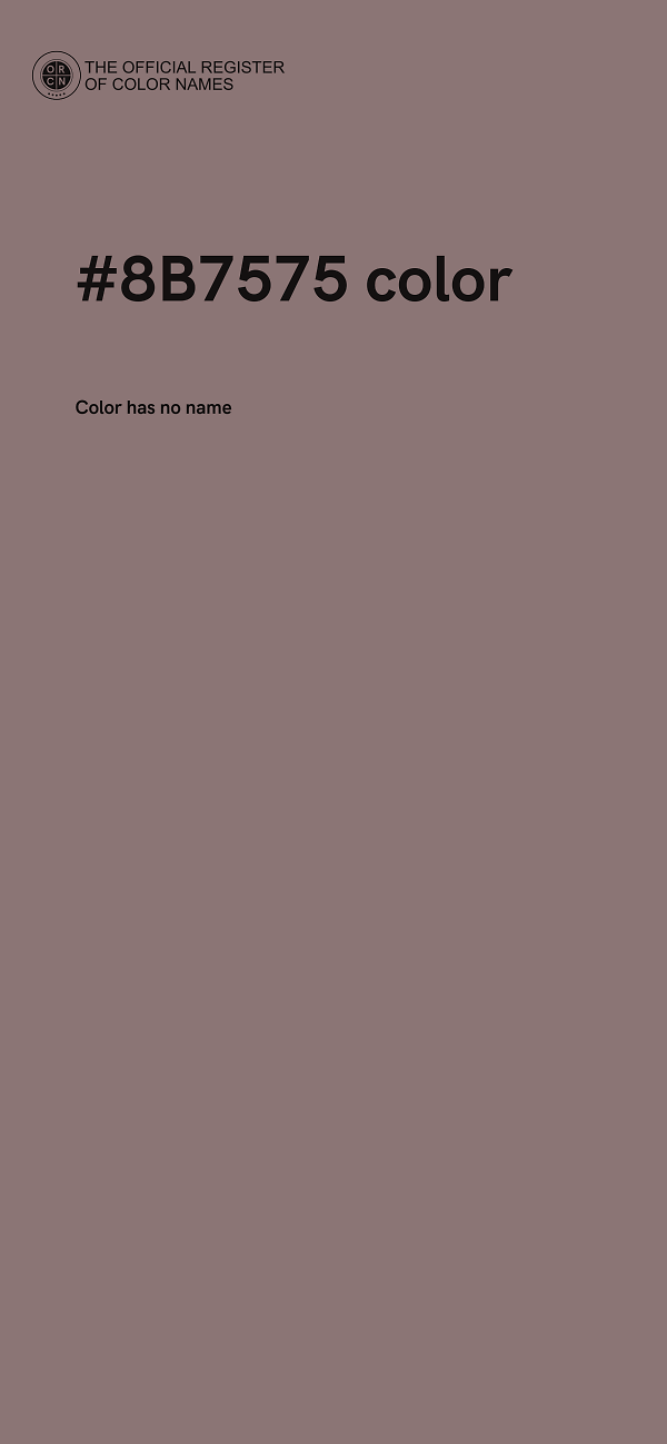 #8B7575 color image