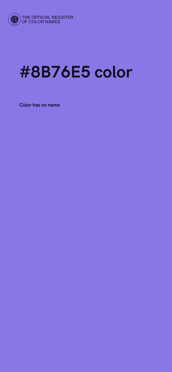 #8B76E5 color image