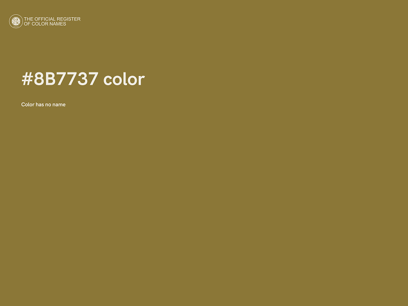 #8B7737 color image