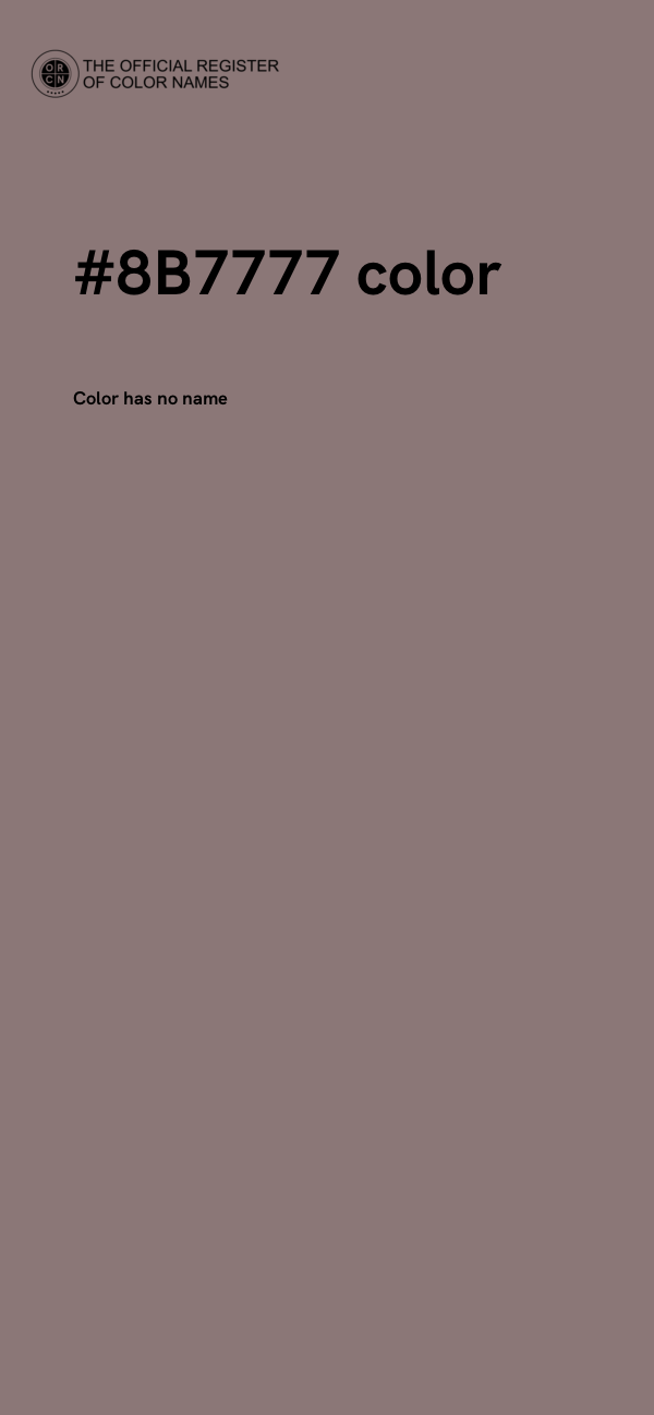 #8B7777 color image