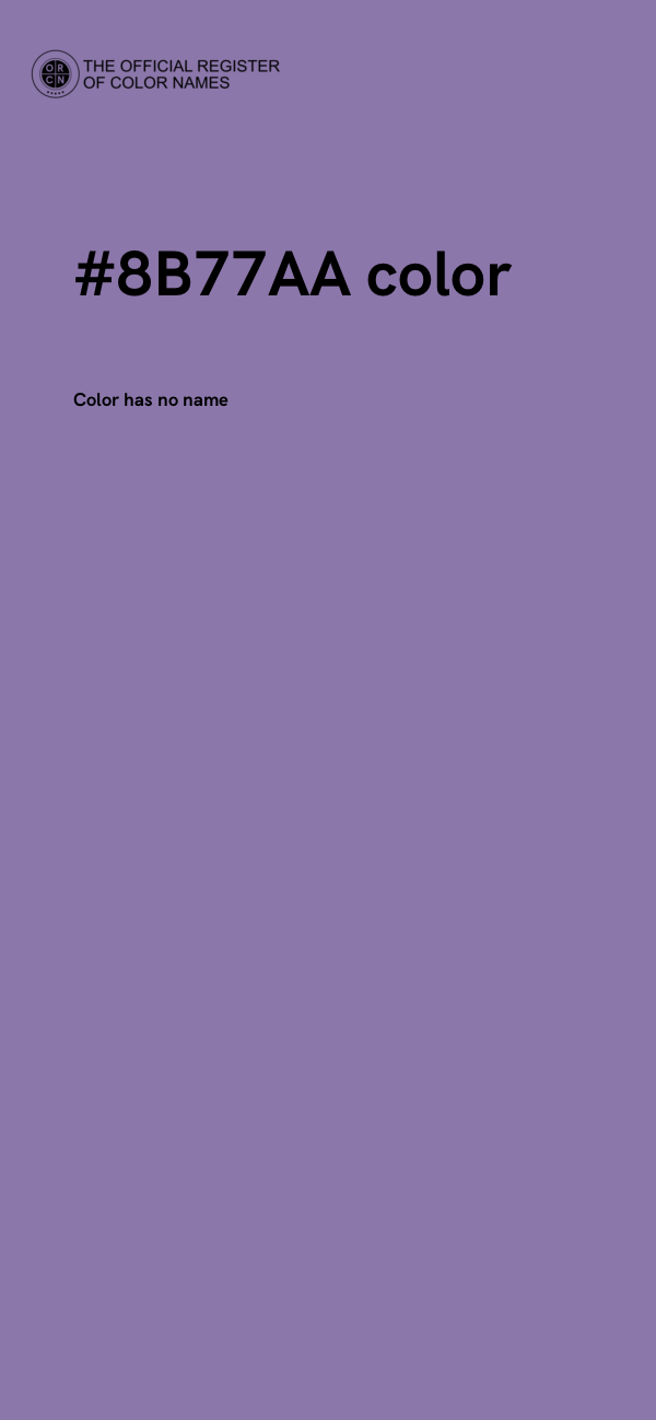 #8B77AA color image