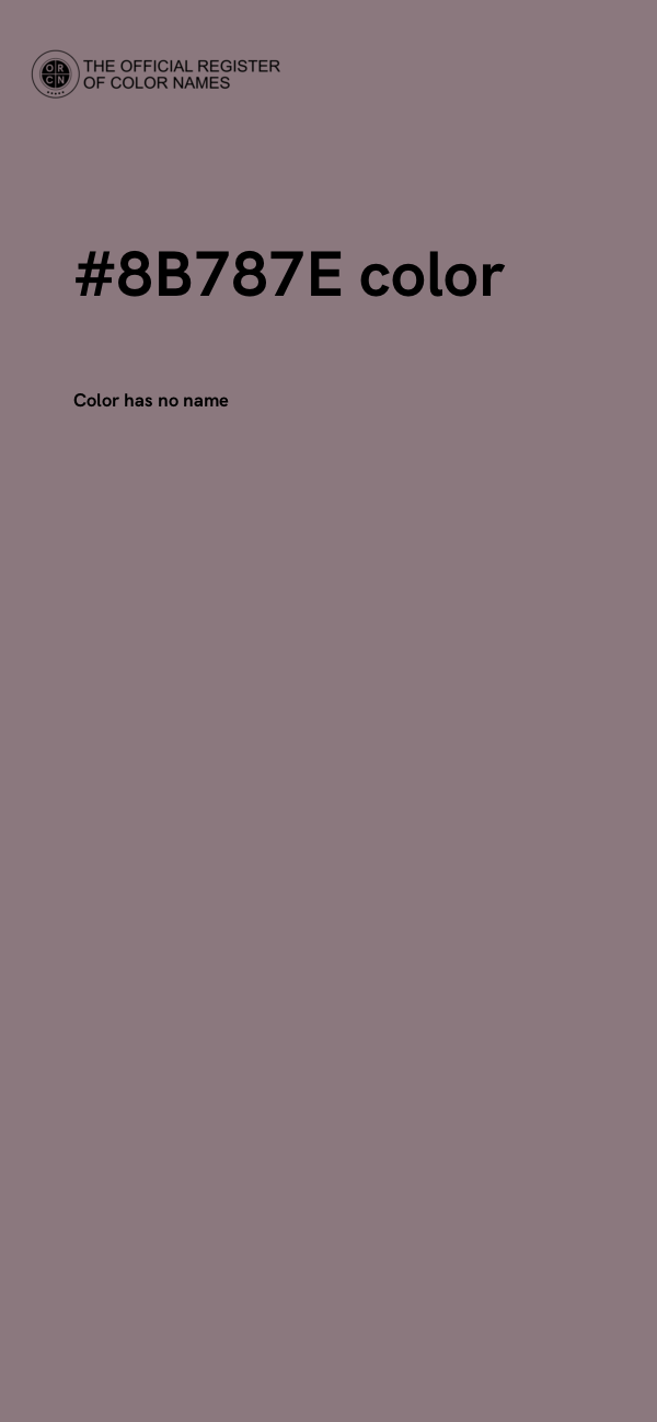 #8B787E color image