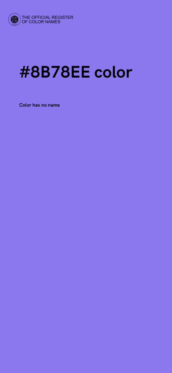 #8B78EE color image