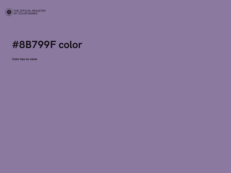 #8B799F color image