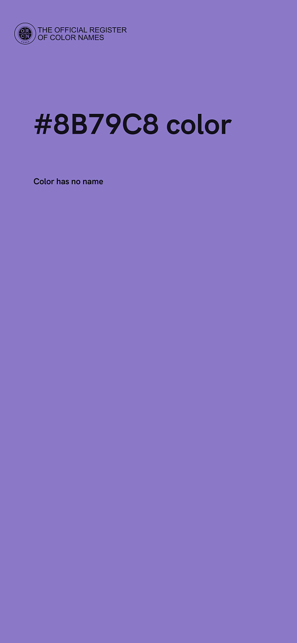 #8B79C8 color image