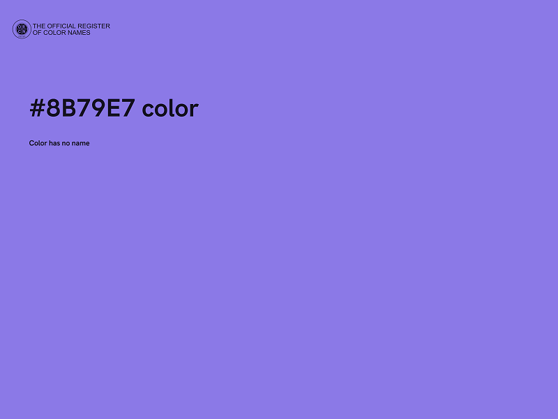 #8B79E7 color image