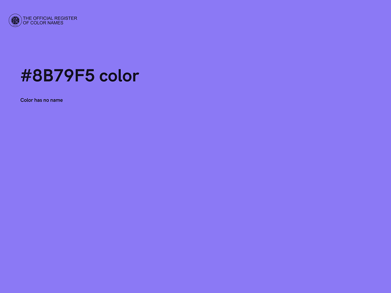 #8B79F5 color image