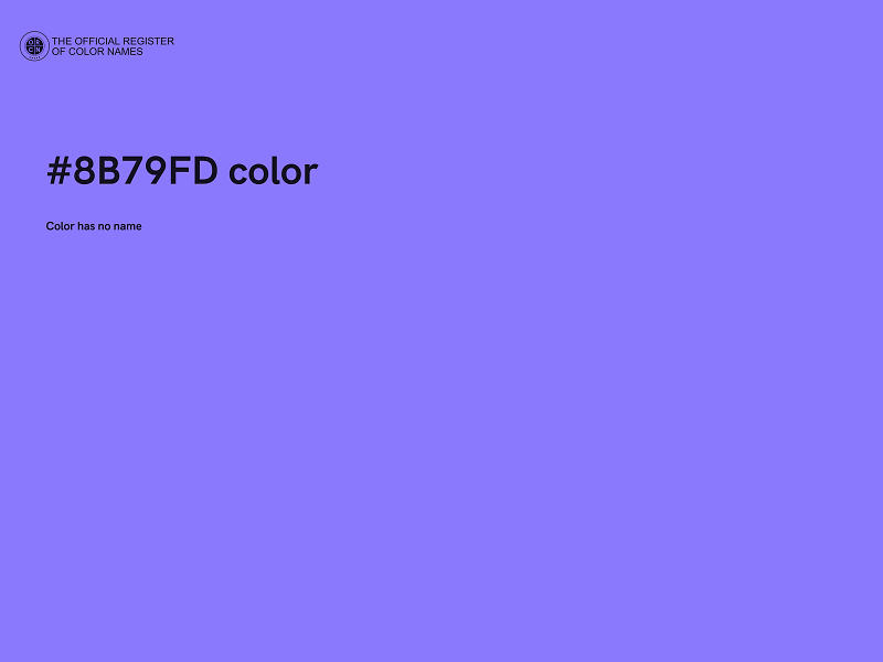 #8B79FD color image