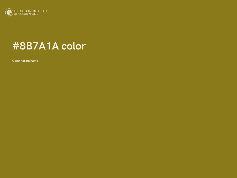 #8B7A1A color image