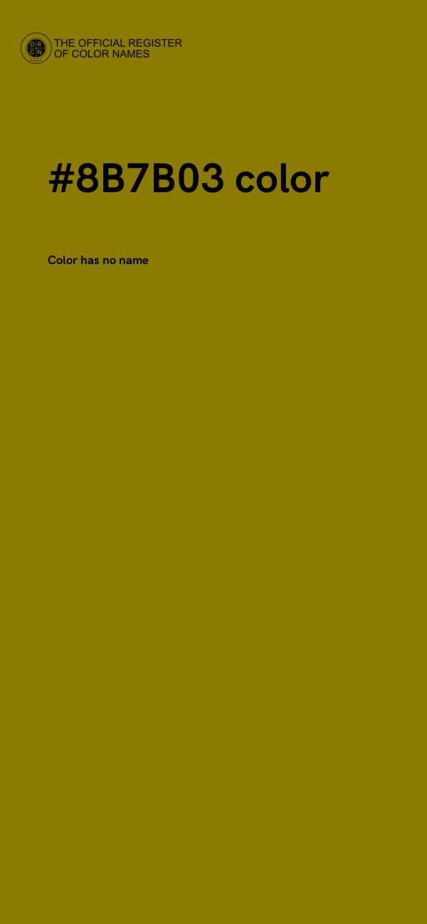 #8B7B03 color image