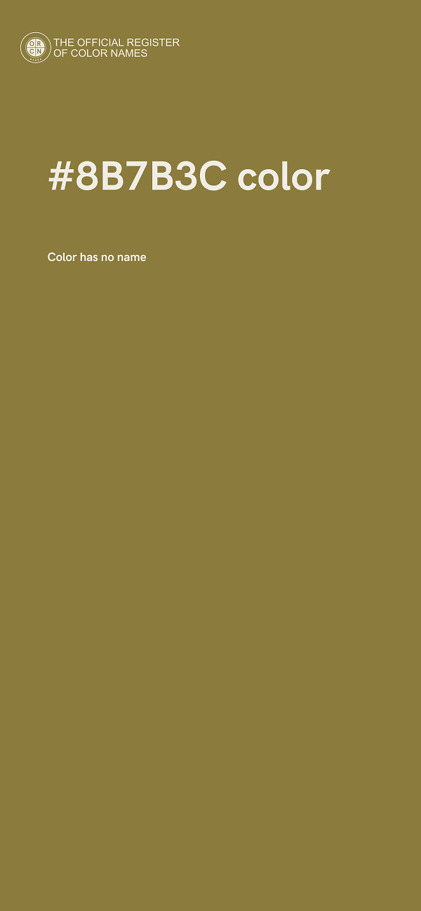 #8B7B3C color image