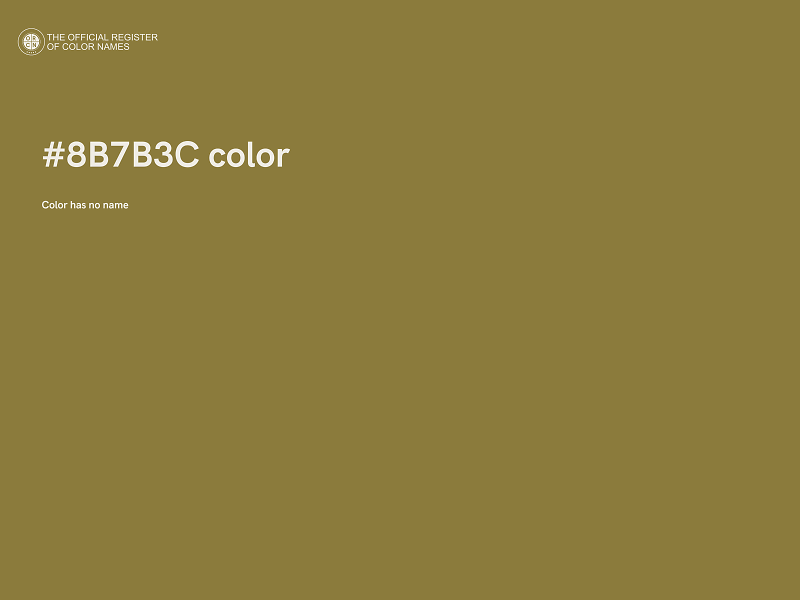 #8B7B3C color image