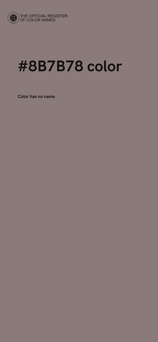 #8B7B78 color image