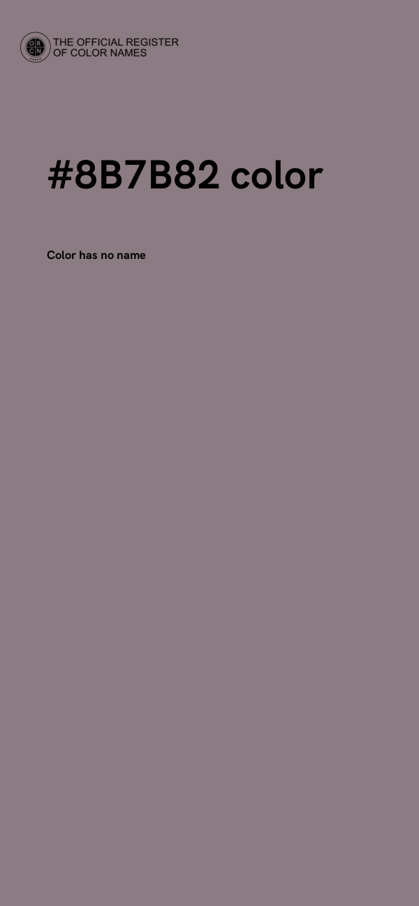 #8B7B82 color image