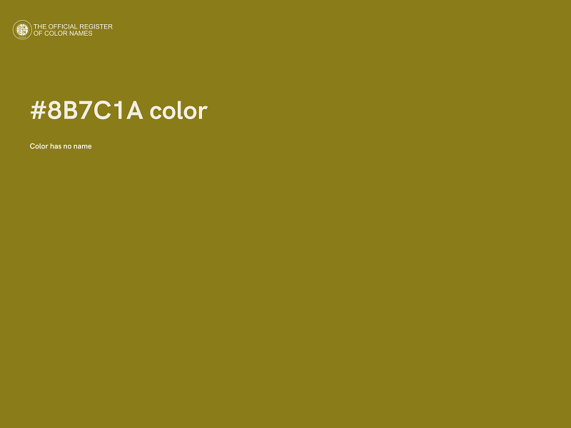 #8B7C1A color image