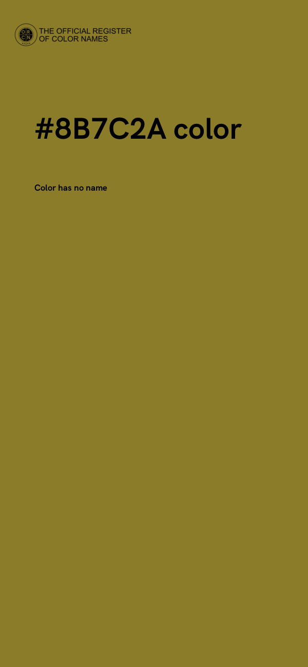 #8B7C2A color image