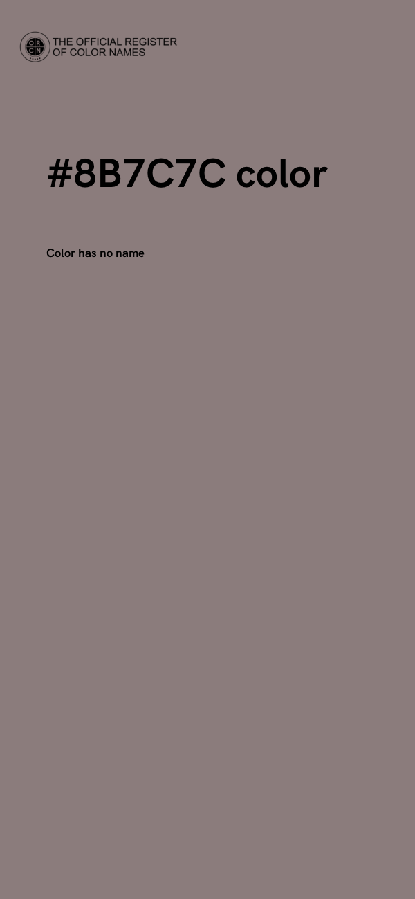 #8B7C7C color image