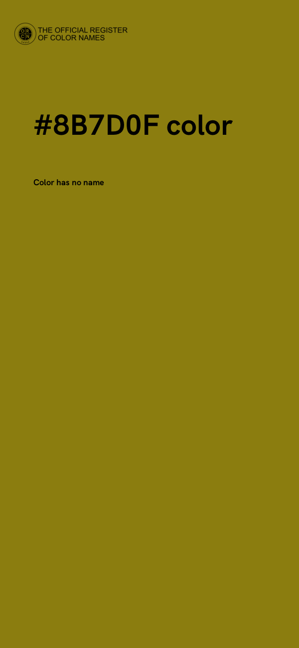 #8B7D0F color image