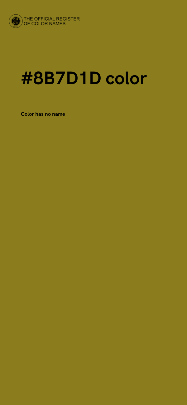 #8B7D1D color image