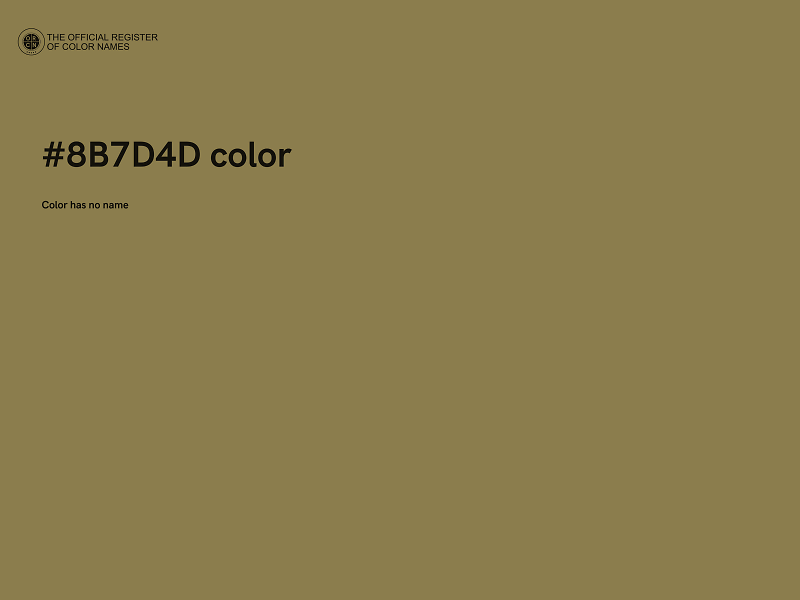 #8B7D4D color image