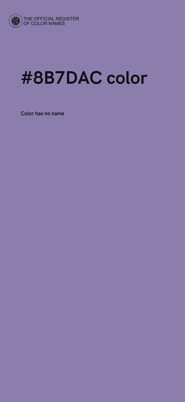 #8B7DAC color image