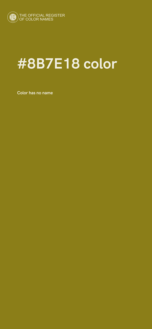 #8B7E18 color image