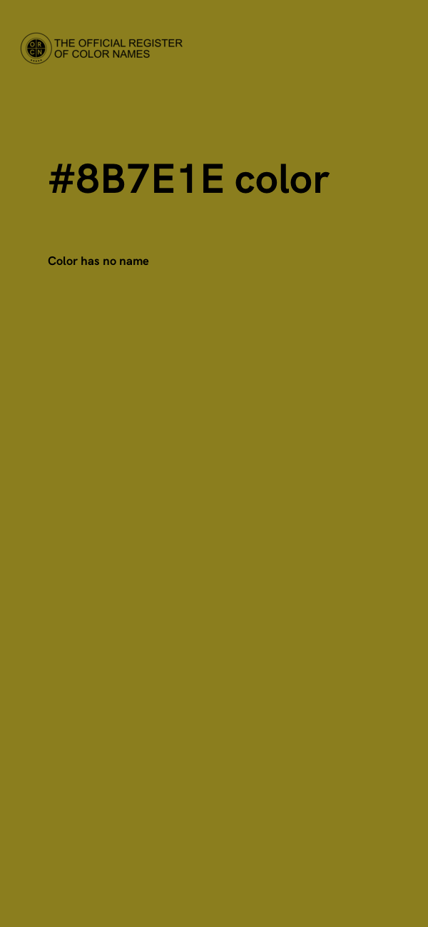 #8B7E1E color image