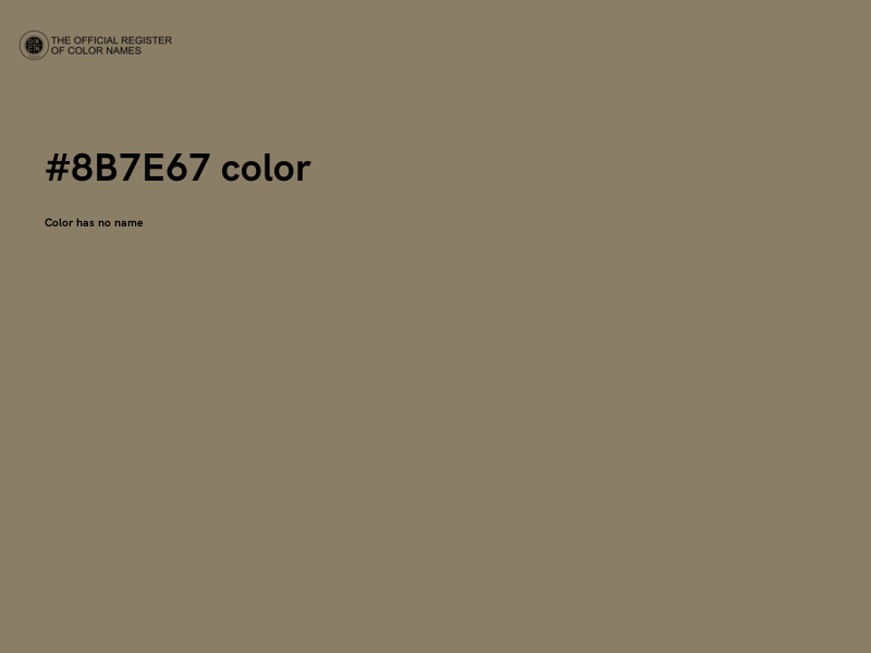 #8B7E67 color image