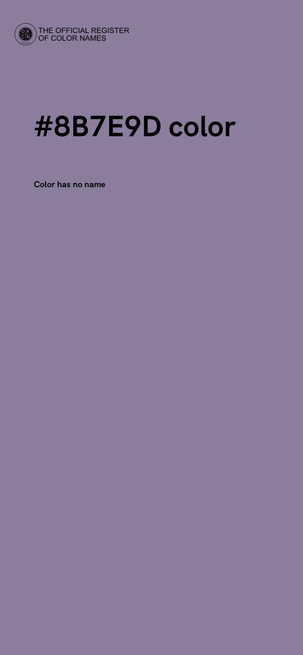 #8B7E9D color image