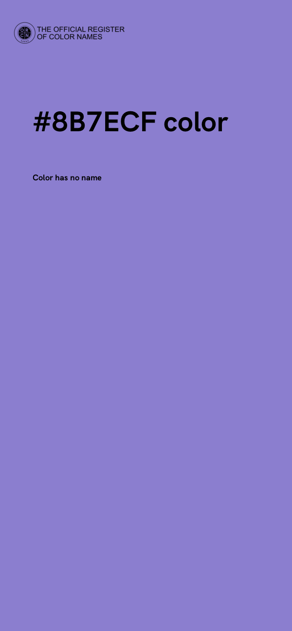#8B7ECF color image