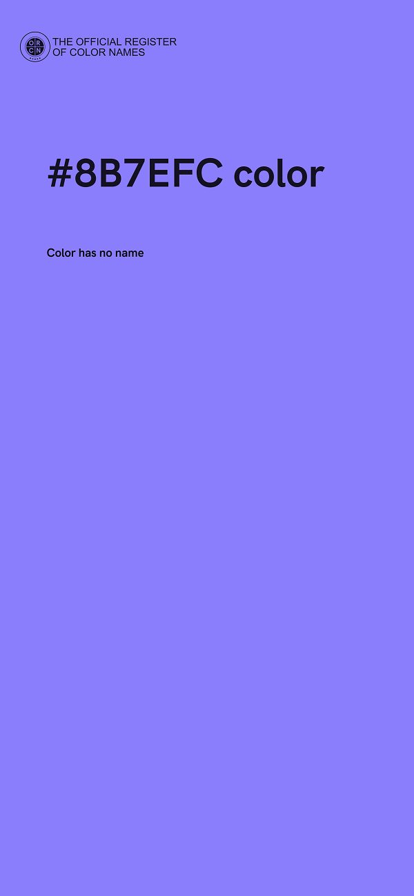 #8B7EFC color image