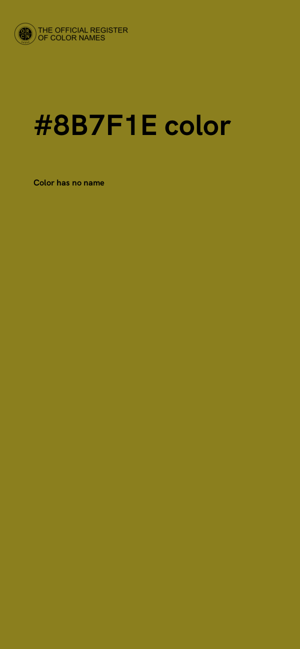 #8B7F1E color image