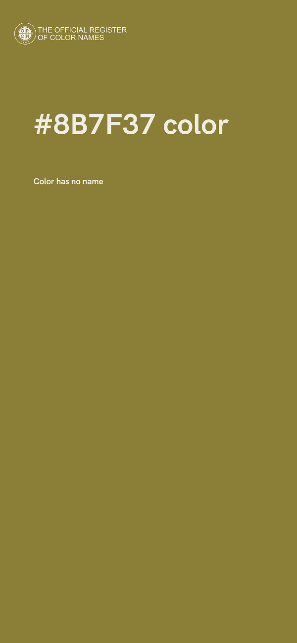 #8B7F37 color image