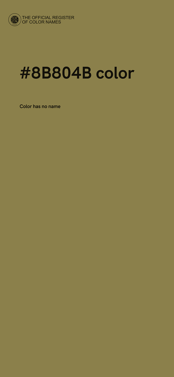#8B804B color image