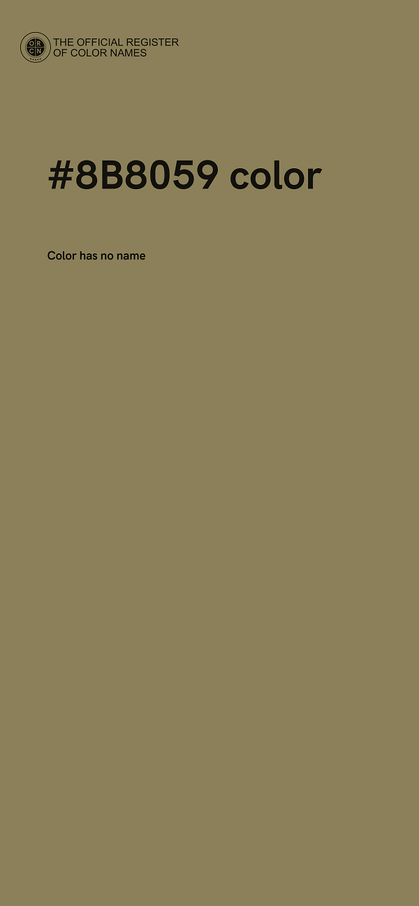 #8B8059 color image